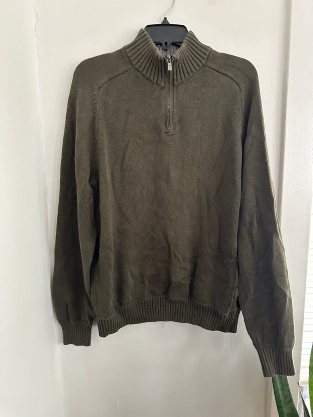 LANDS' END Men's Green Drifter Pullover Sweater | Size Large